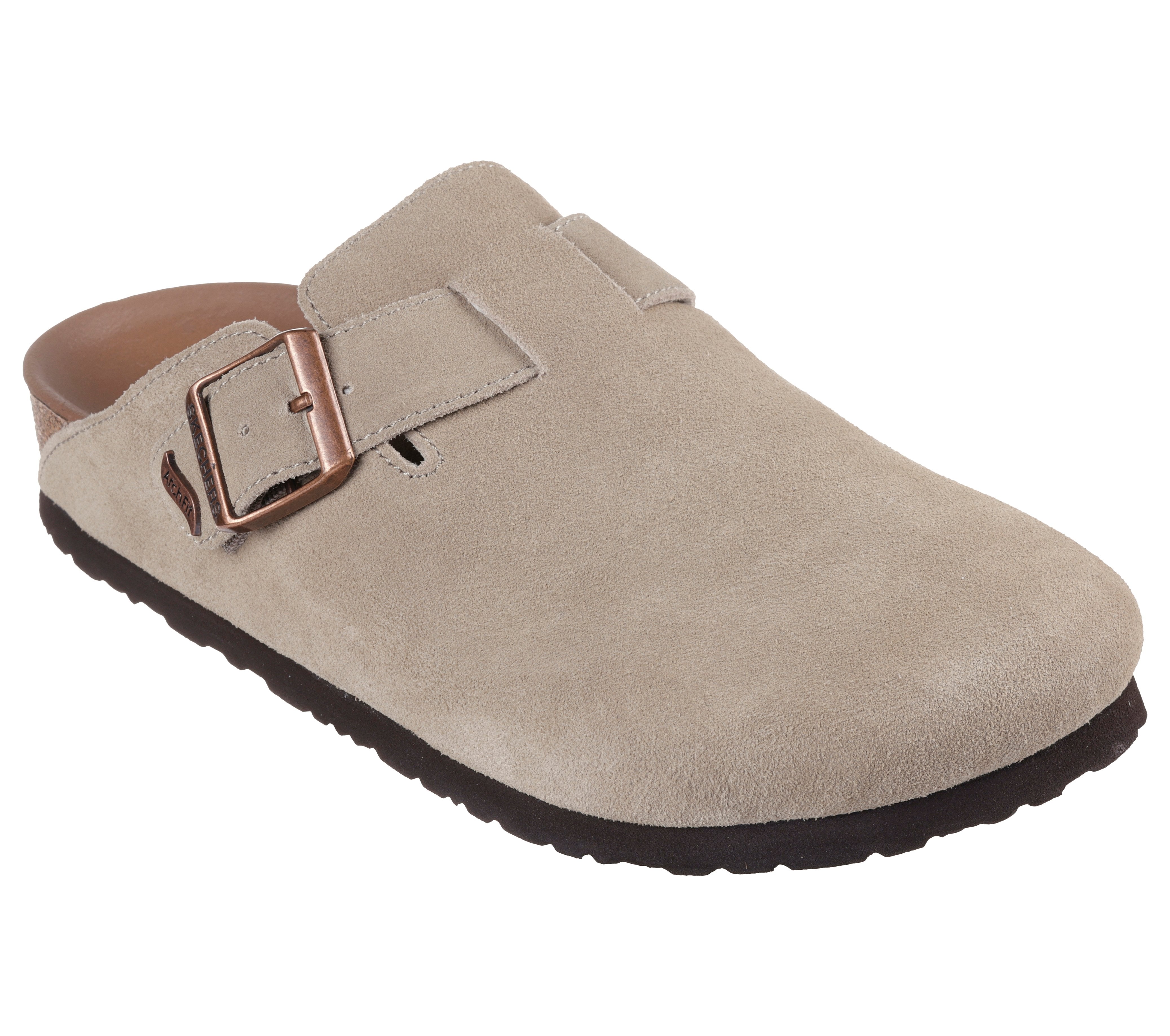 כפכפי זמש גזרה רחבה נשים | Relaxed Fit: Arch fit Granola