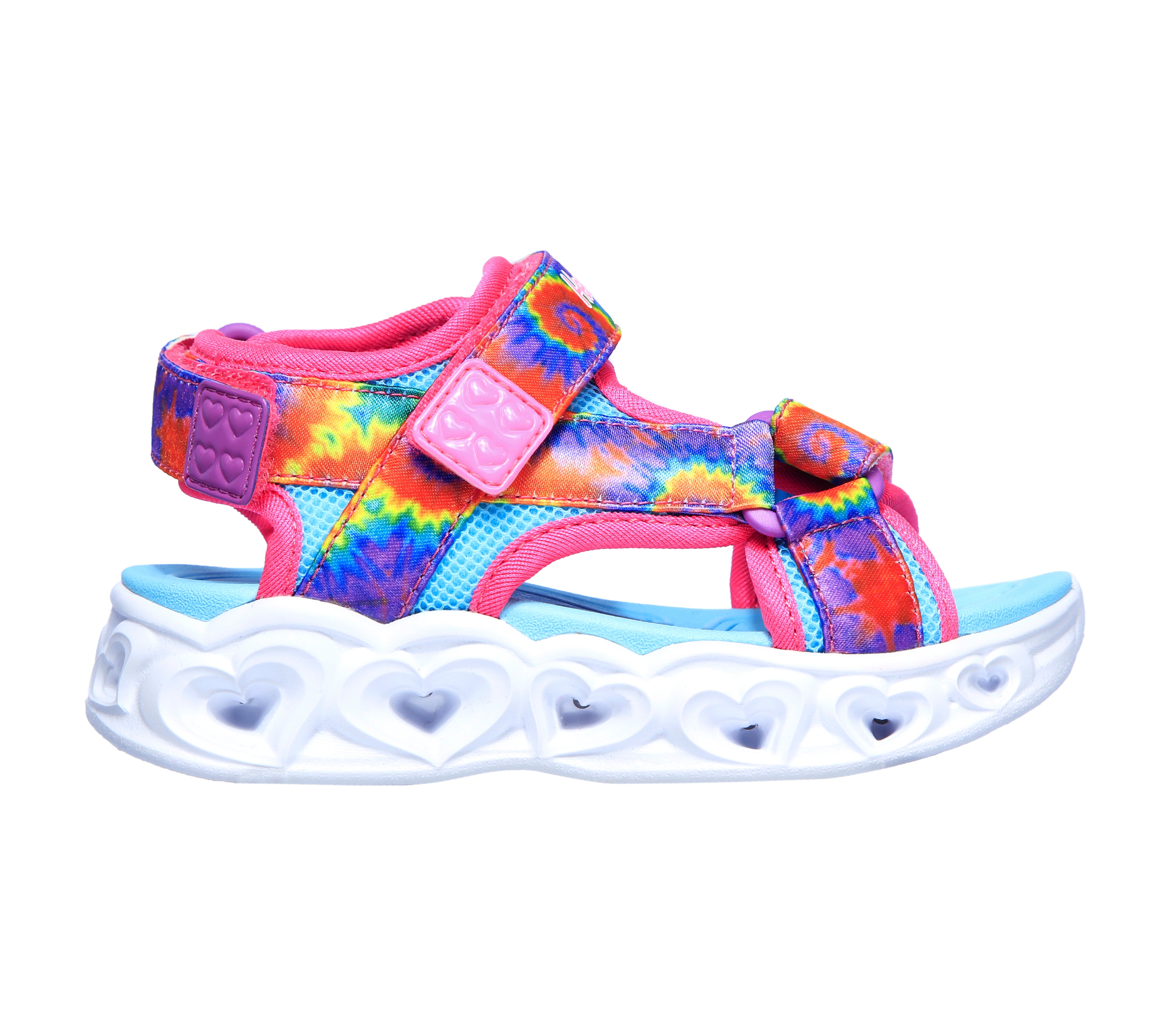 סנדלי אורות תינוקות | Heart Lights Sandal - Color Groove