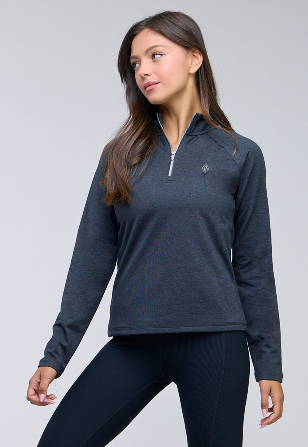 עליונית אימון ארוכה חצי רוכסן