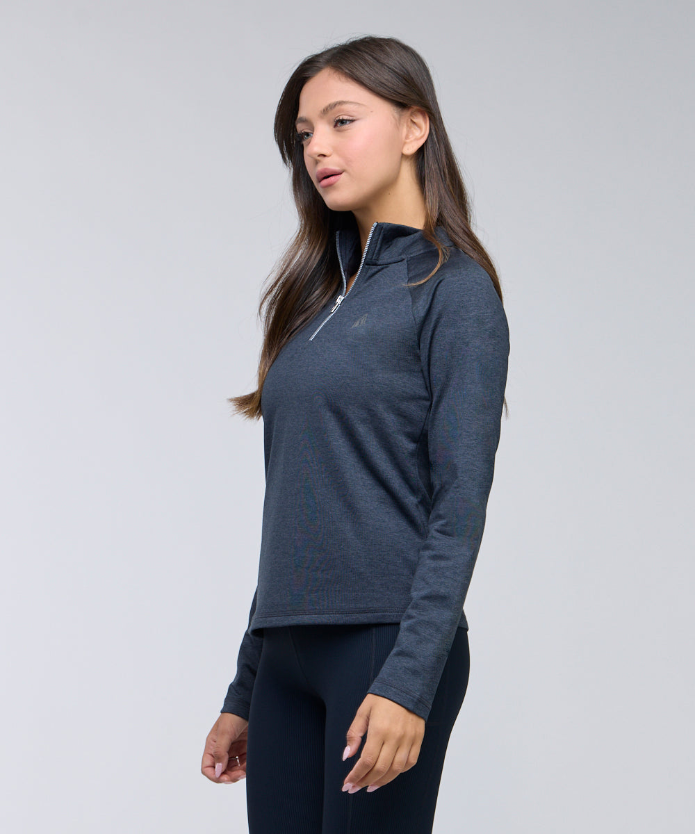 עליונית אימון ארוכה חצי רוכסן