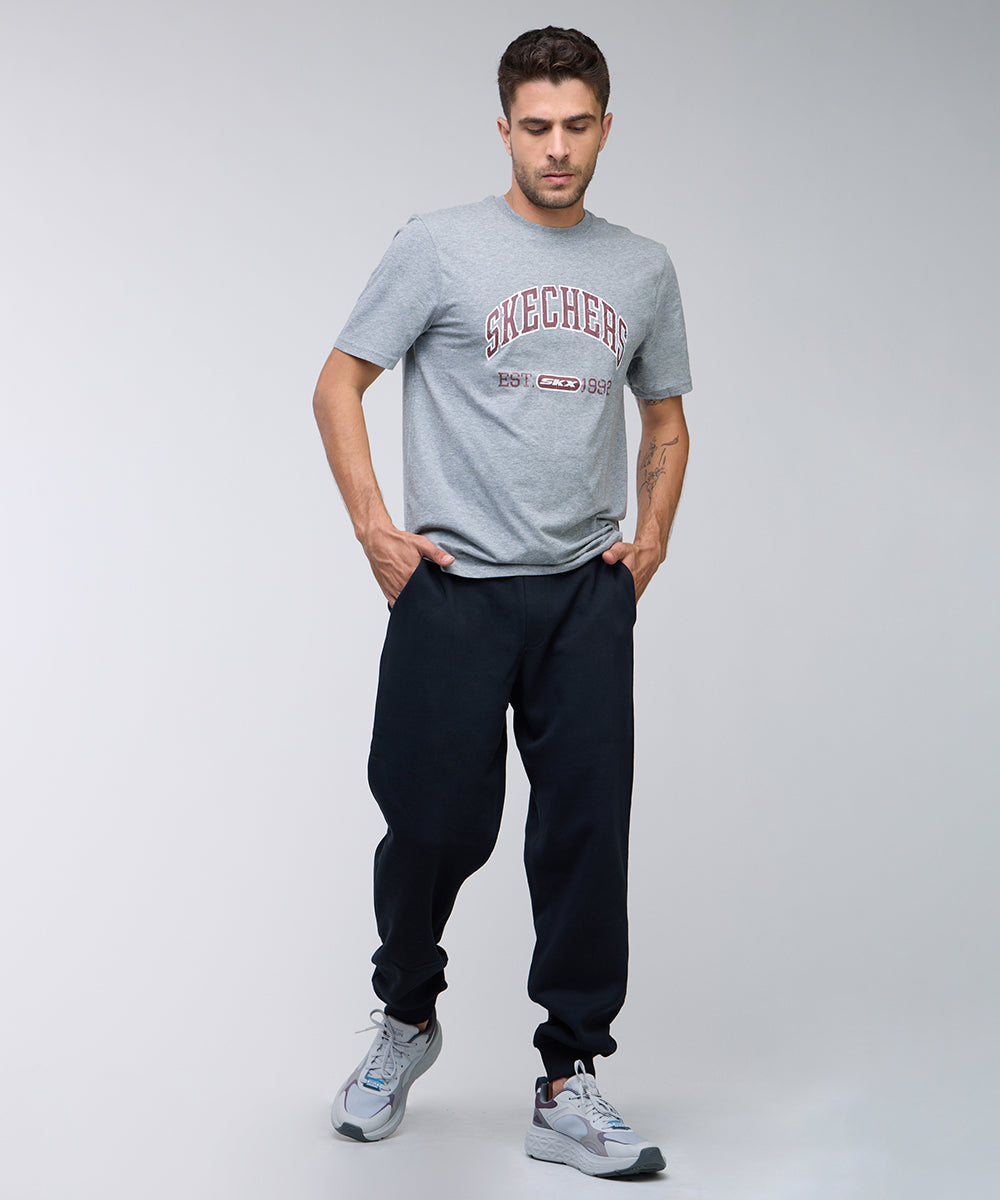 מכנס טרנינג ארוך עם מנז'טים