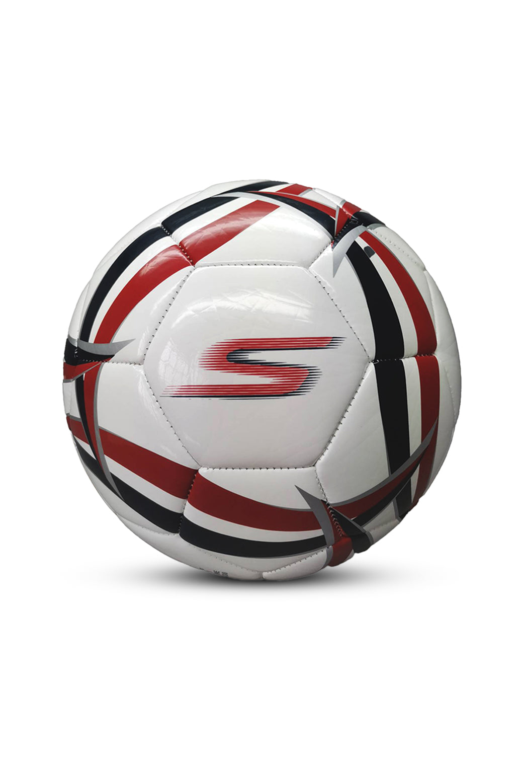 כדורגל מידה 5 בצבע לבן-כחול-אדום