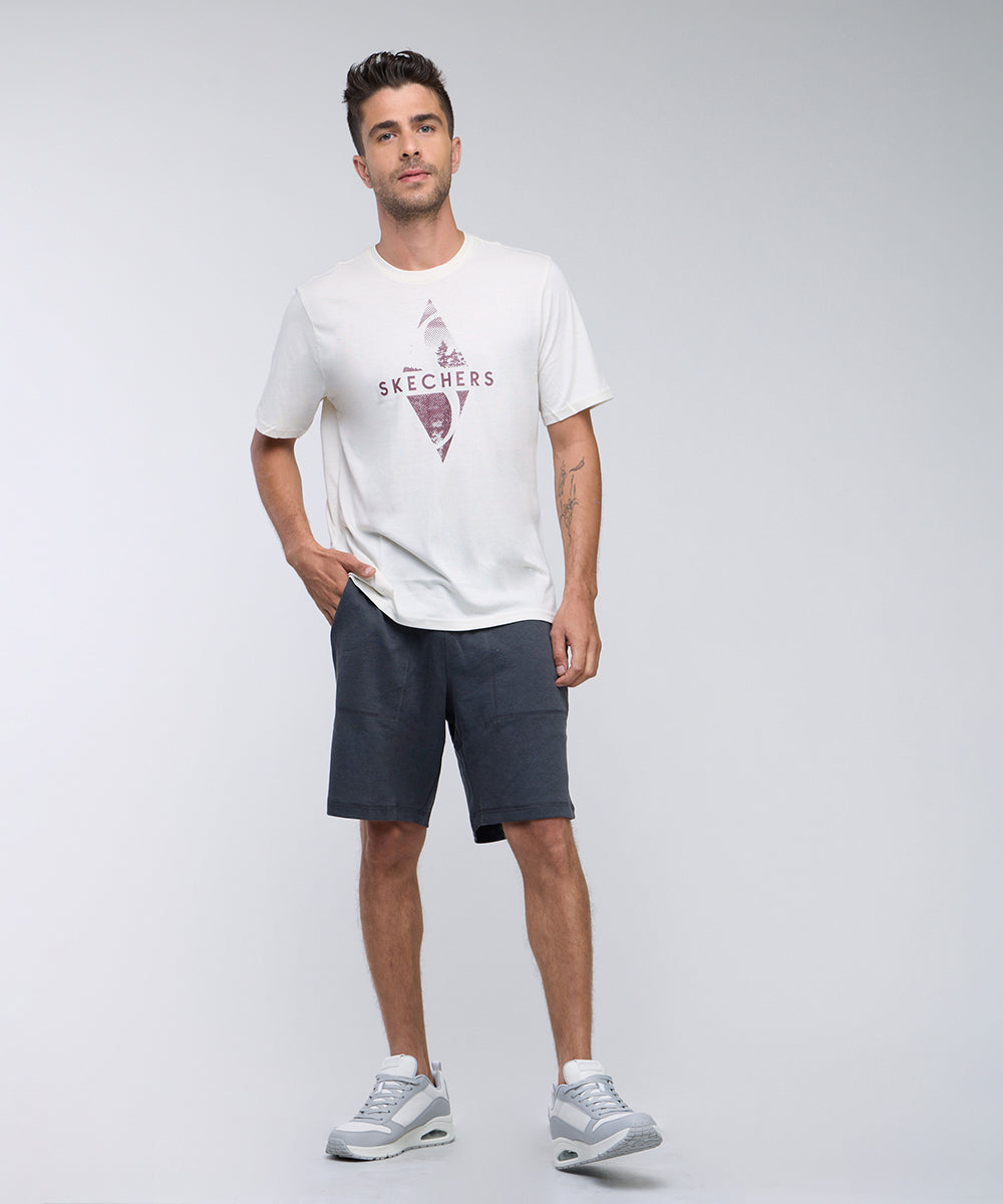 טישירט קצר עם הדפס