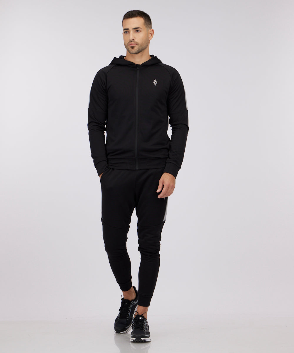 ג'קט ספורט עם קפוצ'ון