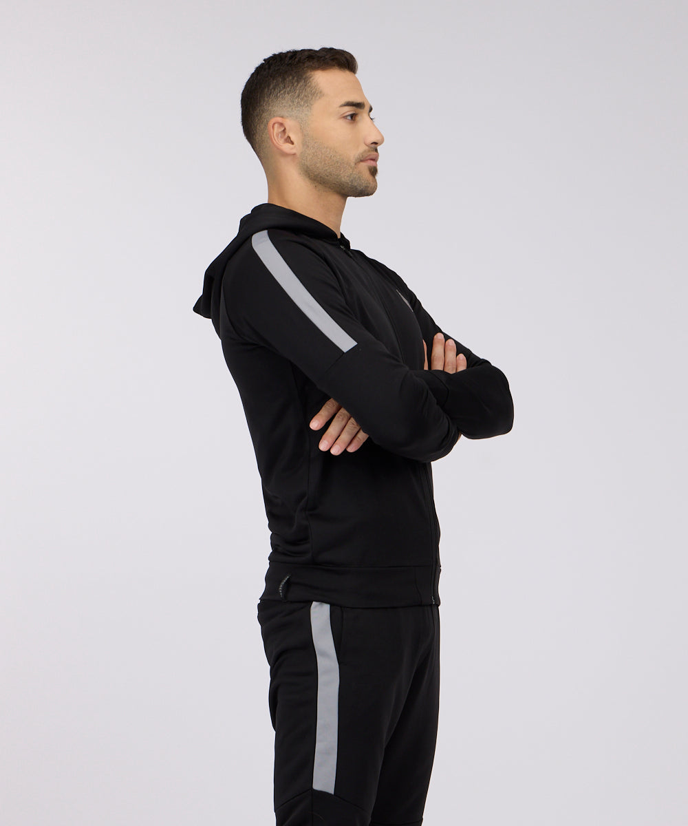 ג'קט ספורט עם קפוצ'ון