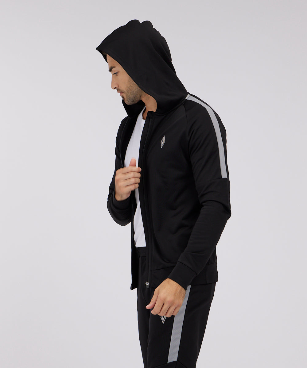 ג'קט ספורט עם קפוצ'ון