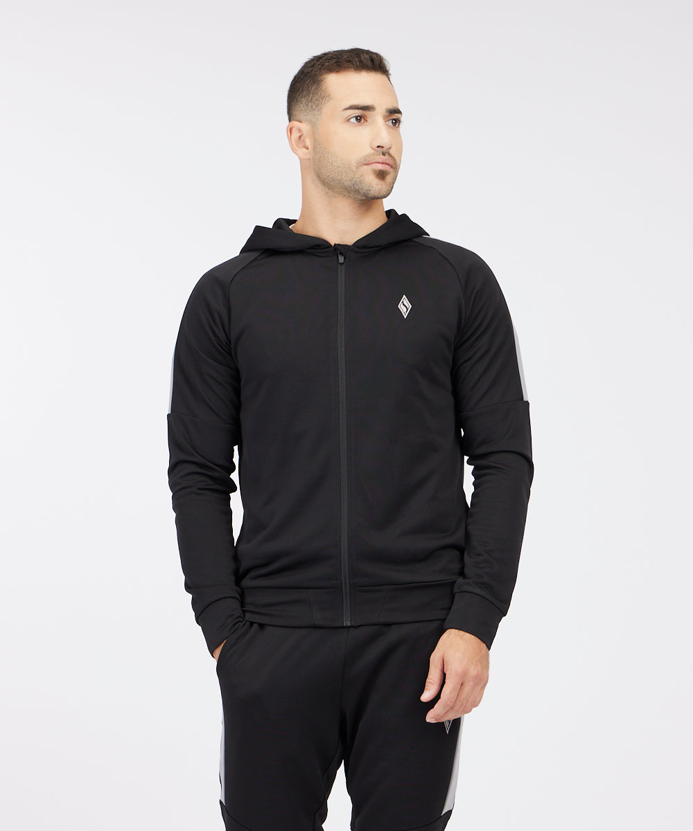 ג'קט ספורט עם קפוצ'ון