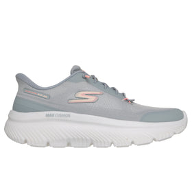 נעלי הליכה סליפ-אין | GOwalk Max Cushioning - Nikita צבע אפור