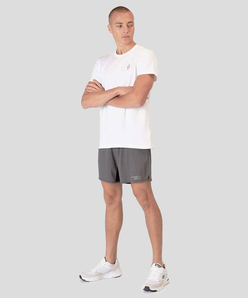 טישירט כותנה עם צווארון עגול