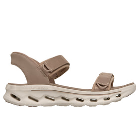 סנדלי הליגכה סליפ-אין | GOwalk Glide-Step 2.0 Sandal - Charlie צבע בז'