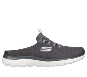 כפכפי סליפ-און נשים | Summits - Sweet Step צבע אפור לבנדר