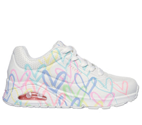 סניקרס נשים | Uno - Spread The Love צבע: לבן