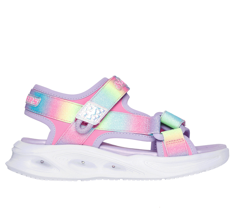 סנדלי אורות לבנות | Sola Glow - Rainbow Rizz