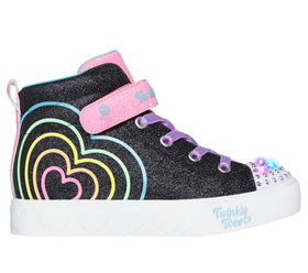סניקרס בנות | Twinkle Toes Heart Steps - Heart Glow צבע: שחור
