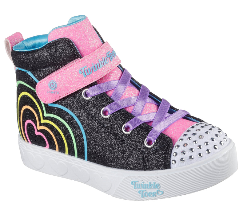 סניקרס בנות | Twinkle Toes Heart Steps - Heart Glow