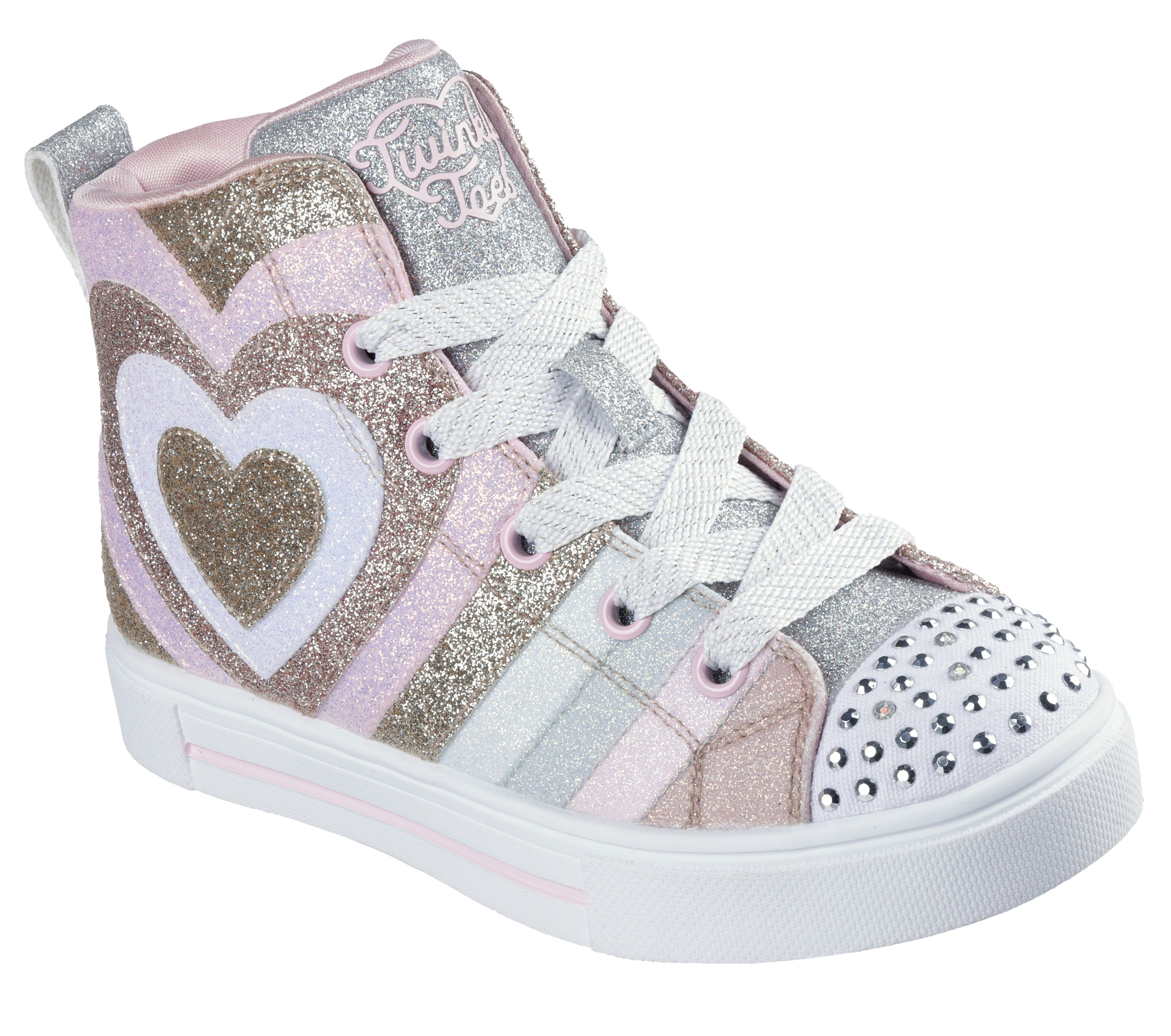 סניקרס אורות בנות | Twinkle Sparks - Heart Pop