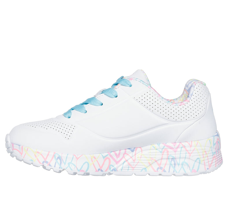 סניקרס בנות | Skechers X JGoldcrown: Uno Lite - Lovely Luv