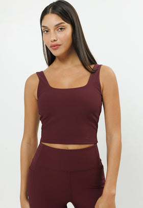 טופ אימון מנדף צבע סגול