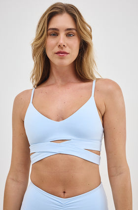 טופ אקטיב רצועות צבע: תכלת