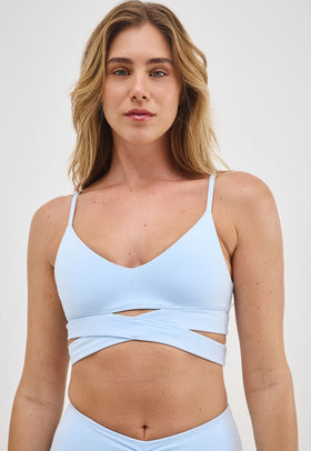 טופ אקטיב רצועות צבע תכלת