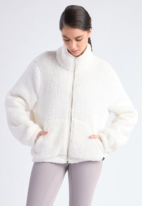 ג'קט צמר צבע אוף ווייט