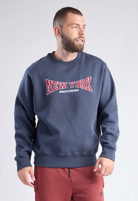 סווטשירט ניו יורק צבע: אפור