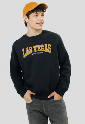 סווטשירט לאס וגאס צבע: שחור