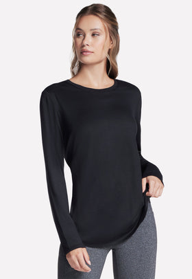 חולצה רפויה צבע: שחור