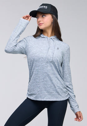 קפוצ'ון מבד דק צבע: לבן