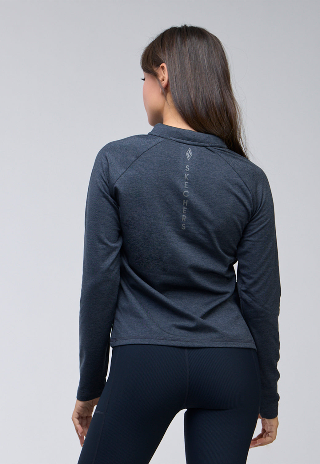 עליונית אימון ארוכה חצי רוכסן