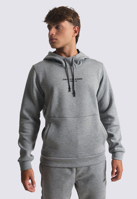 קפוצ'ון אינטרלוק צבע אפור בהיר