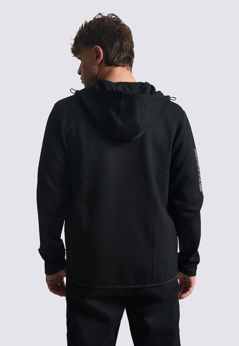 ג'קט אינטרלוק עם קפוצ'ון