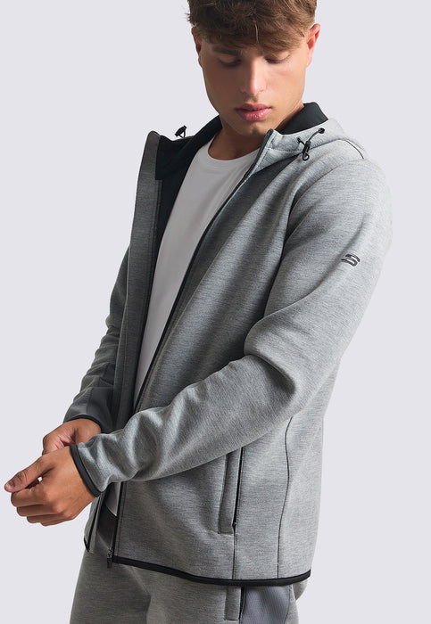 ג'קט אינטרלוק עם קפוצ'ון