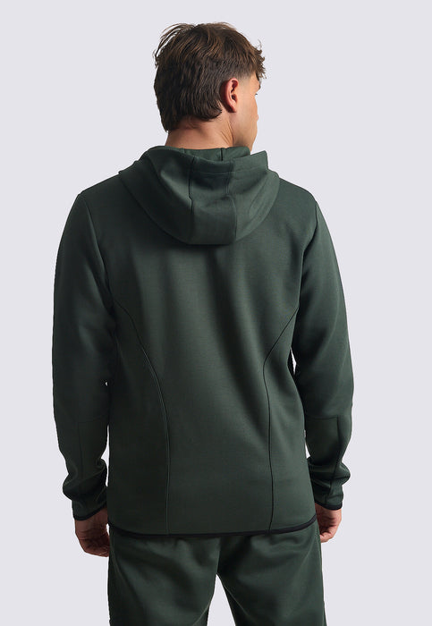 ג'קט אינטרלוק עם קפוצ'ון