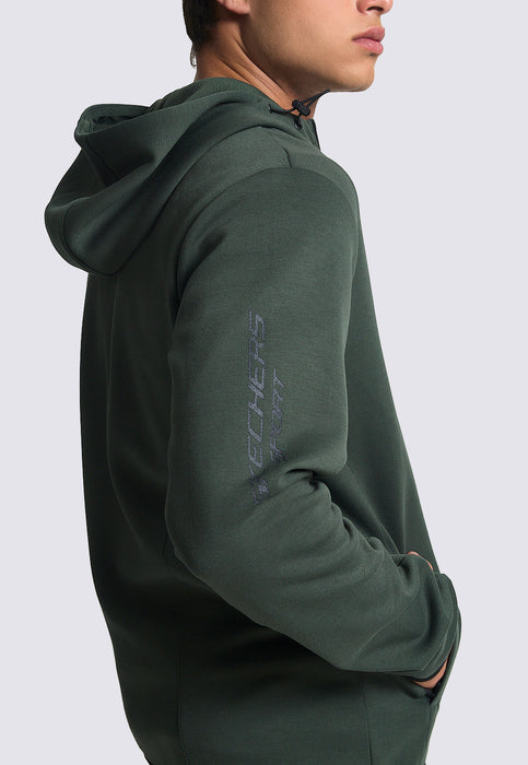 ג'קט אינטרלוק עם קפוצ'ון