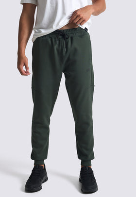 מכנס אינטרלוק ארוך צבע זית