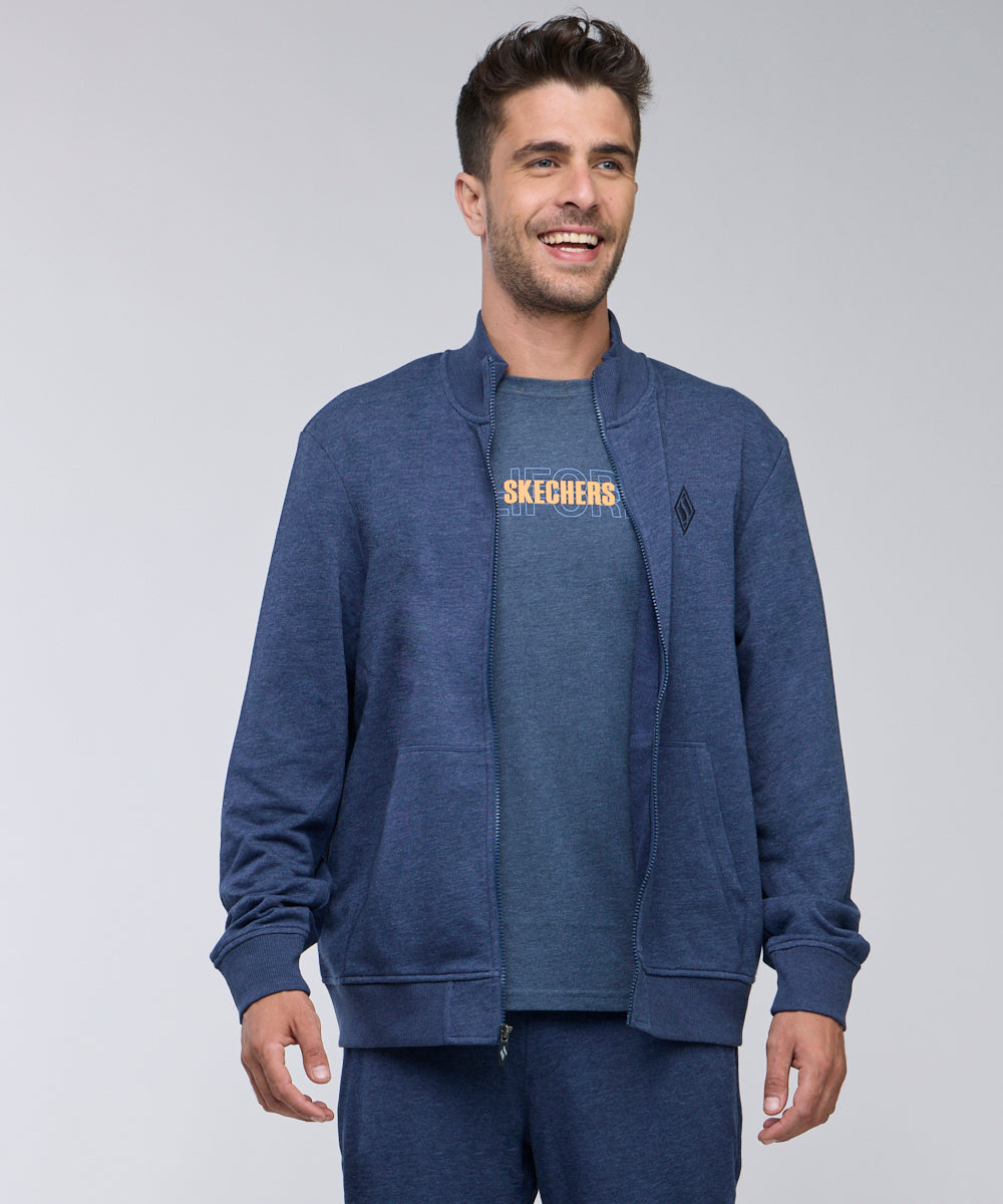 ג'קט פרנצ' טרי עם רוכסן