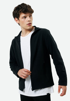 ג'קט פליז צבע: שחור