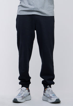 מכנס טרנינג ארוך עם מנז'טים צבע: שחור