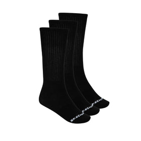 שלישיית גרביים גבוהות נשים (36-41) צבע שחור