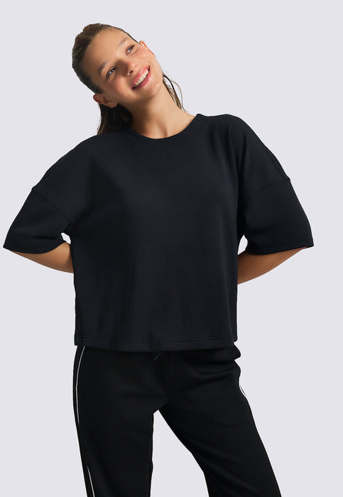 חולצה קצרה רפויה