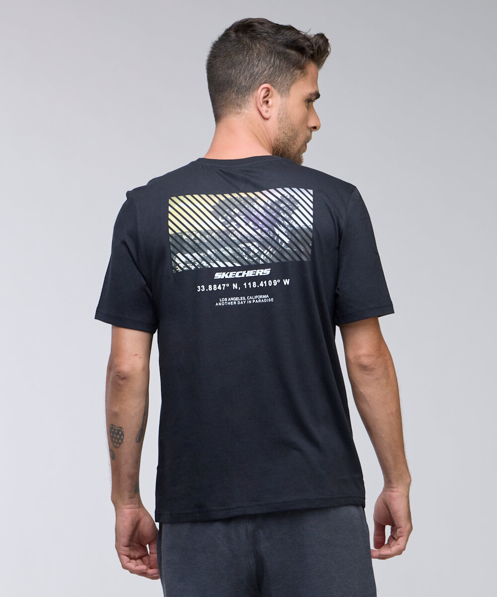 טישירט קצר עם הדפס