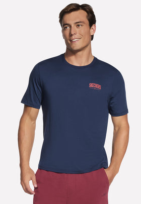 טישירט אימון Letterman צבע נייבי