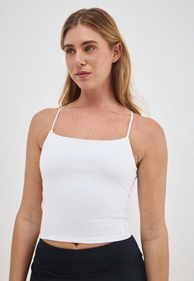 גופיית רצועות GO FLEX צבע: לבן