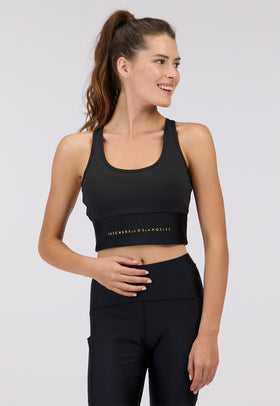 גוזיית רייסר  בק עם לוגו זהב גולדי צבע: שחור