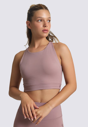 טופ אימון מנדף צבע ורוד