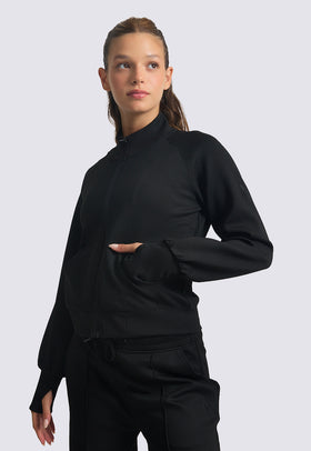 ג'קט ספורטיבי צבע שחור