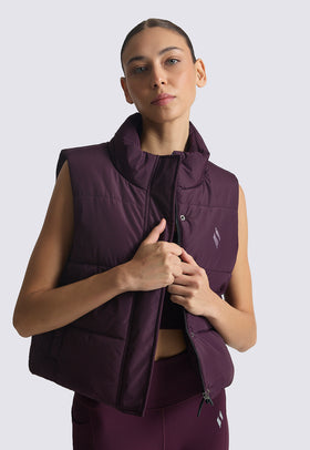 מעיל ווסט צבע: סגול