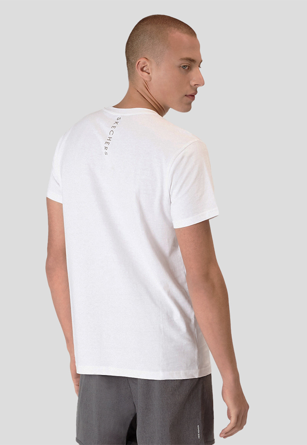 טישירט כותנה עם צווארון עגול