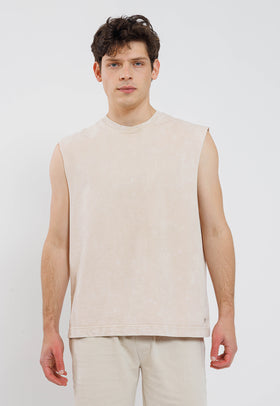 גופיית כותנה צבע בז'